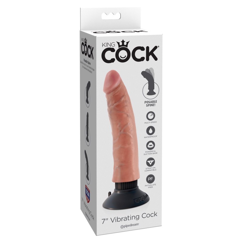 Wibrator-VIBRATING COCK FLESH 7 INCH